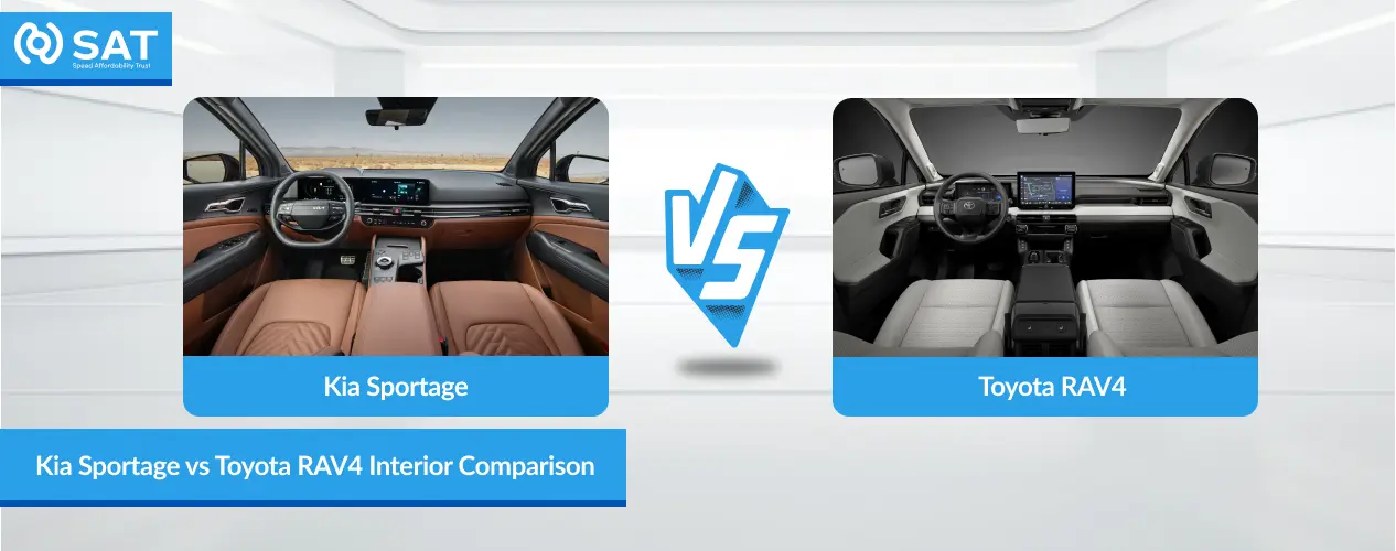 Kia Sportage vs Toyota RAV4 Interior Comparison